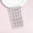 Press-On Nail Set Glossy Self-Adhesive Long-Lasting Set of 24