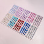 Press-On Nail Set Glossy Self-Adhesive Long-Lasting Set of 24
