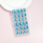 Press-On Nail Set Glossy Self-Adhesive Long-Lasting Set of 24