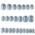 Press-On Nail Set Glossy Sparkling Finish Long-Lasting Wear