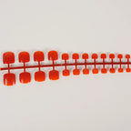 Press-On Nail Set Glossy Square Multiple Sizes