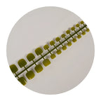 Press-On Nail Set Glossy Square Multiple Sizes