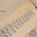 Press-On Nail Set Glossy Square Reusable & Easy Application