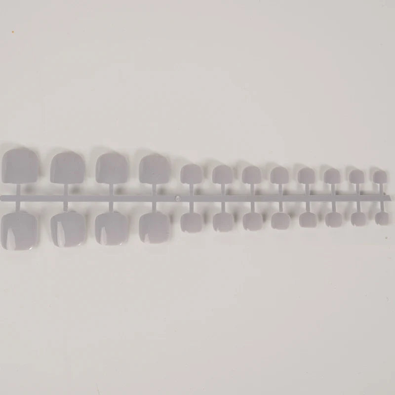 Press-On Nail Set Glossy Square Reusable & Easy Application