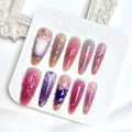 Press-On Nail Set Glue-Free Floral & Artistic