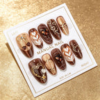 Press-On Nail Set Glue-Free Multiple Sizes
