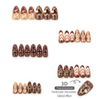 Press-On Nail Set Glue-Free Multiple Sizes