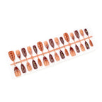 Press-On Nail Set Glue-Free Vibrant Designs Durable & Comfortable