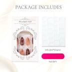 Press-On Nail Set Glue-Free Vibrant Designs Durable & Comfortable