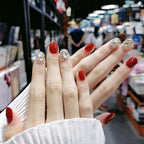 Press-On Nail Set Glue-On Detailed Designs