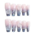 Press-On Nail Set Glue-On & Reusable