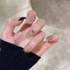 Press-On Nail Set Glue-On Reusable Multiple Sizes