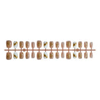 Press-On Nail Set Gold-Embellished Easy Application & Removal