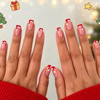 Press-On Nail Set Gold Festive 24 Pieces