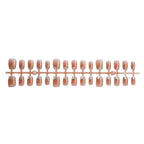 Press-On Nail Set Gradient & Gold Accents