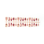 Press-On Nail Set Gradient Ombre Adhesive Tabs