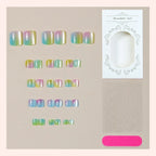 Press-On Nail Set Gradient Ombre Durable & Flexible