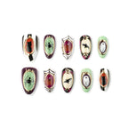 Press-On Nail Set Halloween Designs Easy Apply & Long-Lasting