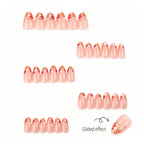 Press-On Nail Set Hand-Painted & Custom Fit