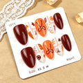 Press-On Nail Set Hand-Painted Easy Application