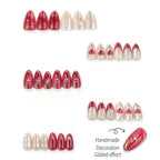 Press-On Nail Set Handcrafted Designs Adhesive Tabs
