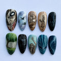 Press-On Nail Set Handcrafted Designs Flexible & Durable