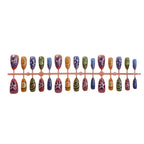 Press-On Nail Set Handcrafted Sculpted Reusable
