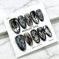 Press-On Nail Set Handmade Artistic Long-Lasting Wear