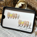 Press-On Nail Set Handmade Trendy Designs