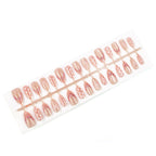 Press-On Nail Set Heart & Bow Designs Custom Fit