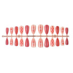 Press-On Nail Set Heart & Bow No-Glue Reusable