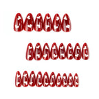 Press-On Nail Set Heart Design Adhesive Tabs