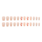 Press-On Nail Set Heart Design Reusable Easy Application