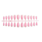 Press-On Nail Set Heart Pattern Quick Application & Long-Lasting