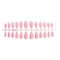 Press-On Nail Set Heart Print Reusable Multiple Sizes