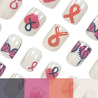 Press-On Nail Set Hearts & Whimsical Designs