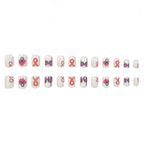 Press-On Nail Set Hearts & Whimsical Designs