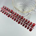 Press-On Nail Set High-Gloss Easy Application Assorted Sizes