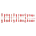 Press-On Nail Set High-Gloss Floral Self-Adhesive