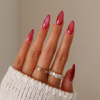 Press-On Nail Set High-Gloss Glitter Comfortable Fit