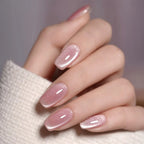 Press-On Nail Set High-Gloss Glitter Comfortable Fit