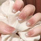 Press-On Nail Set High-Gloss Glitter Comfortable Fit