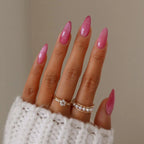 Press-On Nail Set High-Gloss Glitter Comfortable Fit