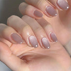 Press-On Nail Set High-Gloss Glitter Comfortable Fit