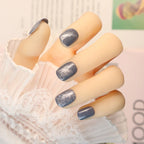 Press-On Nail Set High-Gloss Ombre Multiple Sizes