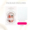 Press-On Nail Set Holiday Designs 24-Piece Kit