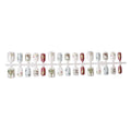 Press-On Nail Set Holiday Designs Multiple Sizes
