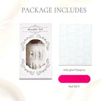 Press-On Nail Set Holiday Designs Multiple Sizes