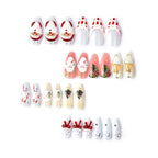 Press-On Nail Set Holiday Designs Set of 10