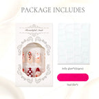 Press-On Nail Set Holiday Motifs Long-Lasting Wear